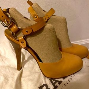 Bally Tan High Heel Pumps. Womens Size EU 37.